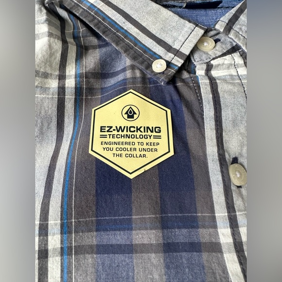 NWT Mens U.S. Polo Assn.® Button Down Woven Shirt - Navy - Picture 2 of 5